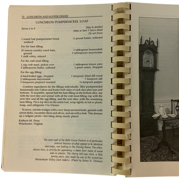 The Belle Grove Plantation Cookbook Featuring Shenandoah Valley Recipes 1986 - Picture 7 of 13